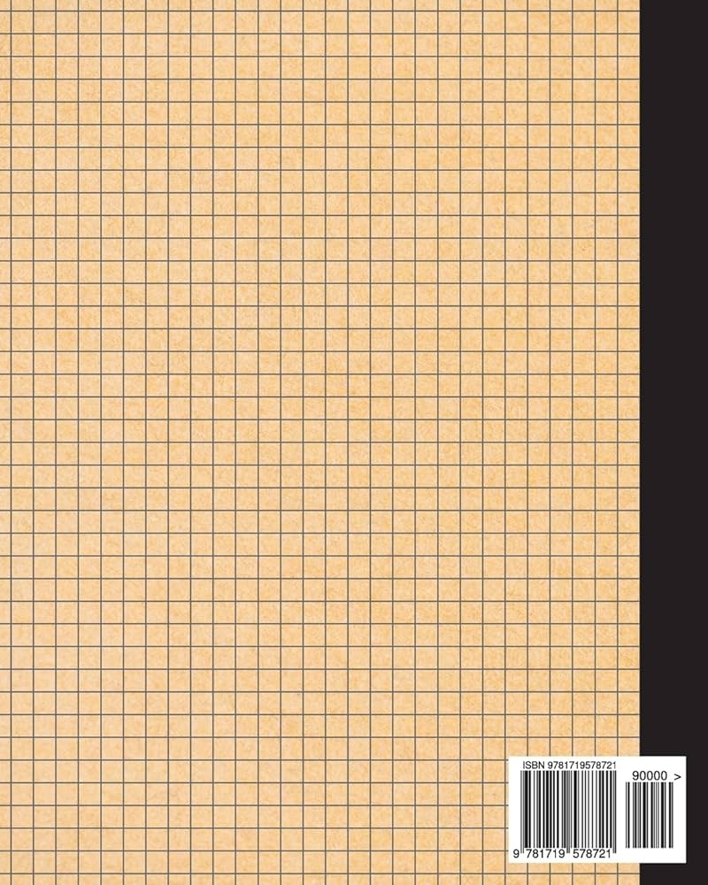 Amazon Graph Paper Notebook Graph Paper 1 4 Inches Square Grid Journal 8 x10 Over 100 Pages Graph Paper Template Graph Paper Notebook 9781719578721 MJ Ternate Books
