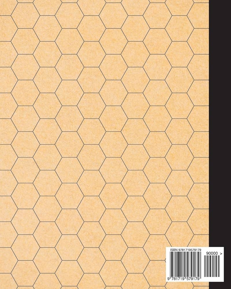 Amazon Hexagon Graph Paper Notebook 1 2 Hexagonal Graph Paper Hexagon Notebook 8 x10 Over 100 Pages Graph Paper Template Graph Paper Notebook 9781719579179 MJ Ternate Books