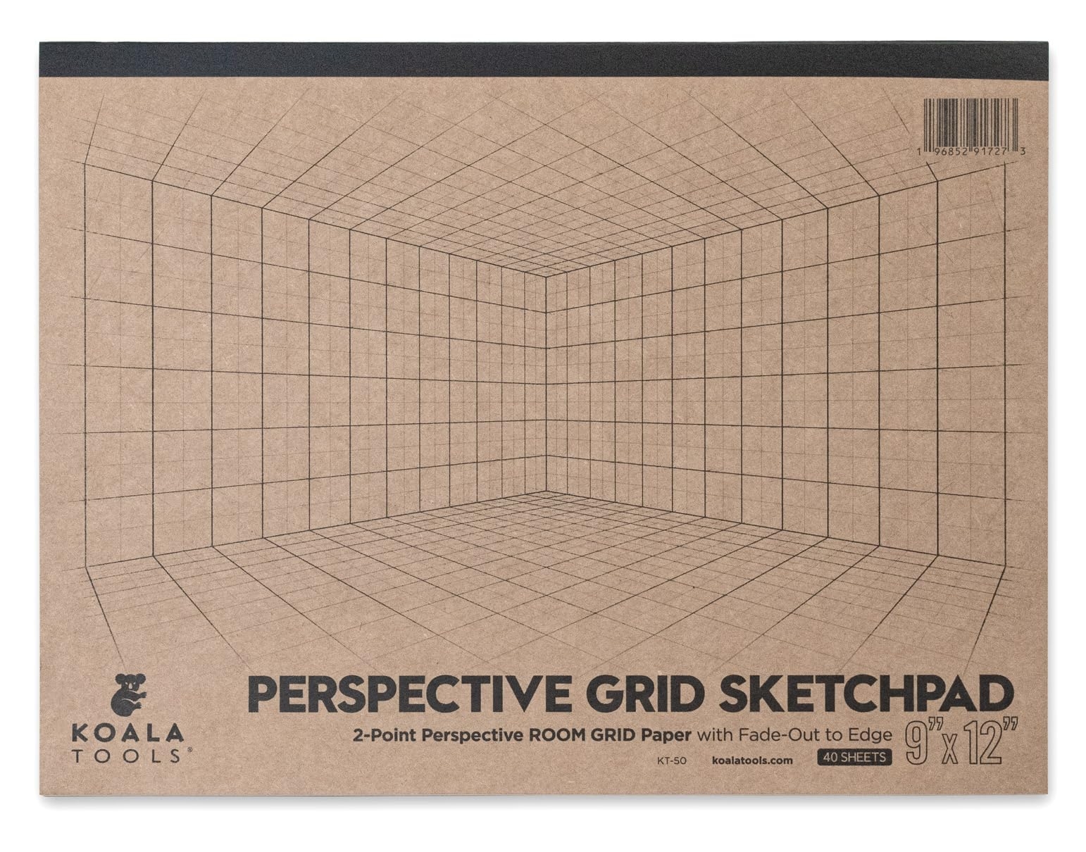 Amazon Koala Tools 40 Page Drawing Pad For 2 Point Perspective Room Grid Sketch Pad With 3D Virtual Walls Design Gridded Graph Paper For Interior Room Design Industrial Architectural 9 X 12 Inches 