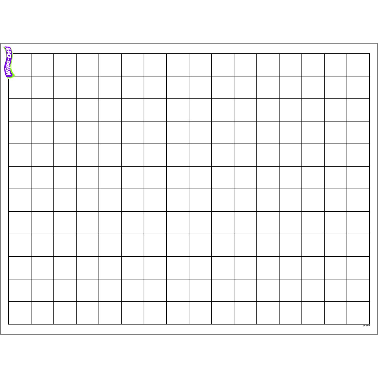 Amazon TREND Graphing Grid Small Squares Wipe Off Chart Classroom Decor 17 X 22 Office Products