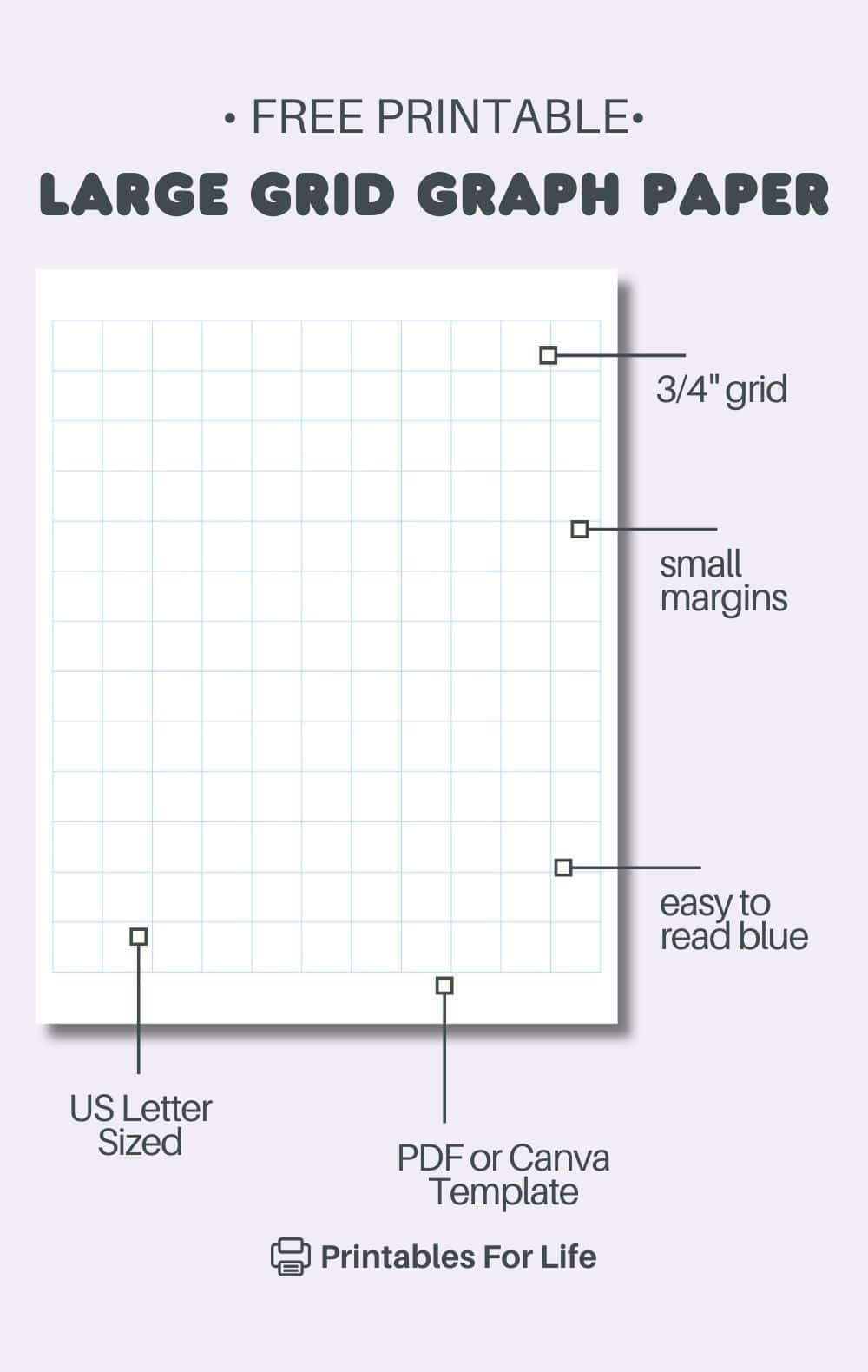 Art Graph Pacon Graph Paper 8 5 X 11 500 Sheets Pack Personal Touch Graph Paper Math