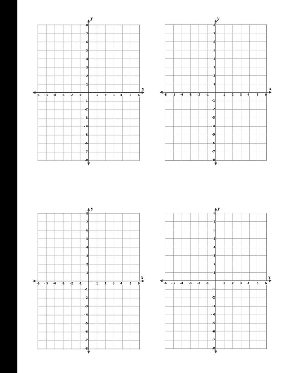 Free 1 4 Inch Graph Paper Printable 8.5x11
