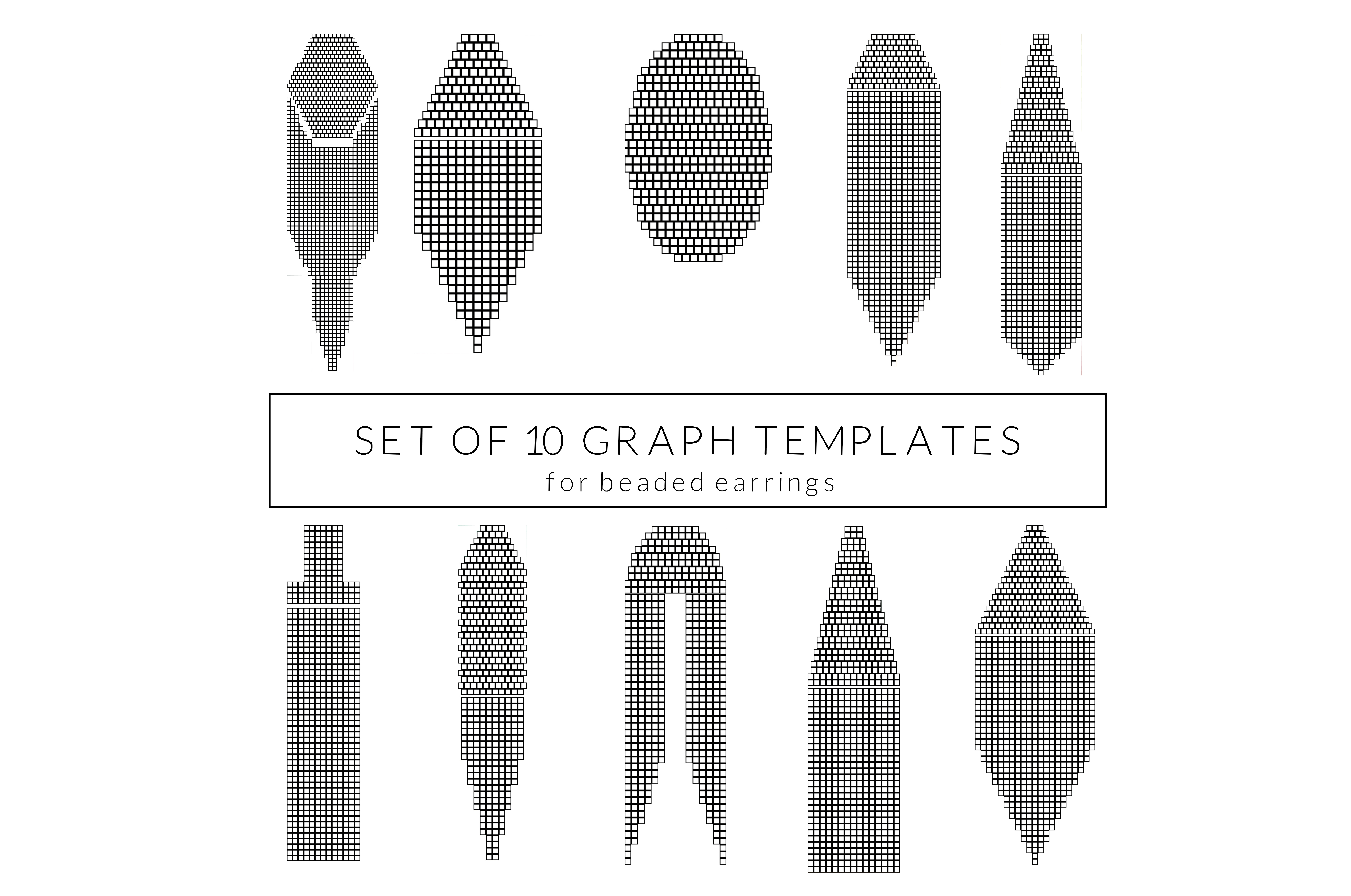 Bead Template Beading Graph Blank Template Paper Graph Pa Inspire Uplift