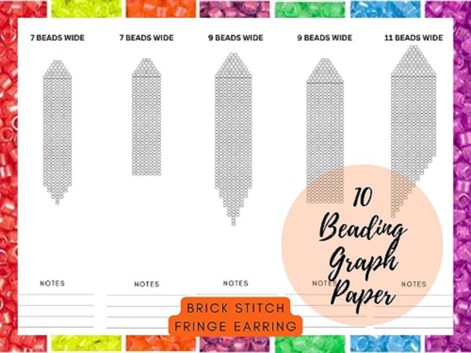 Beading Graph Paper Etsy