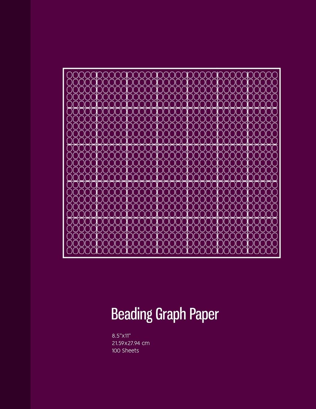 Beading Graph Paper Peyote Stitch Graph Paper Seed Beading Grid Paper Beading On A Loom 100 Sheets Purple Cover 8 5 x11 Publishing Graphyco 9781070461717 Amazon Books