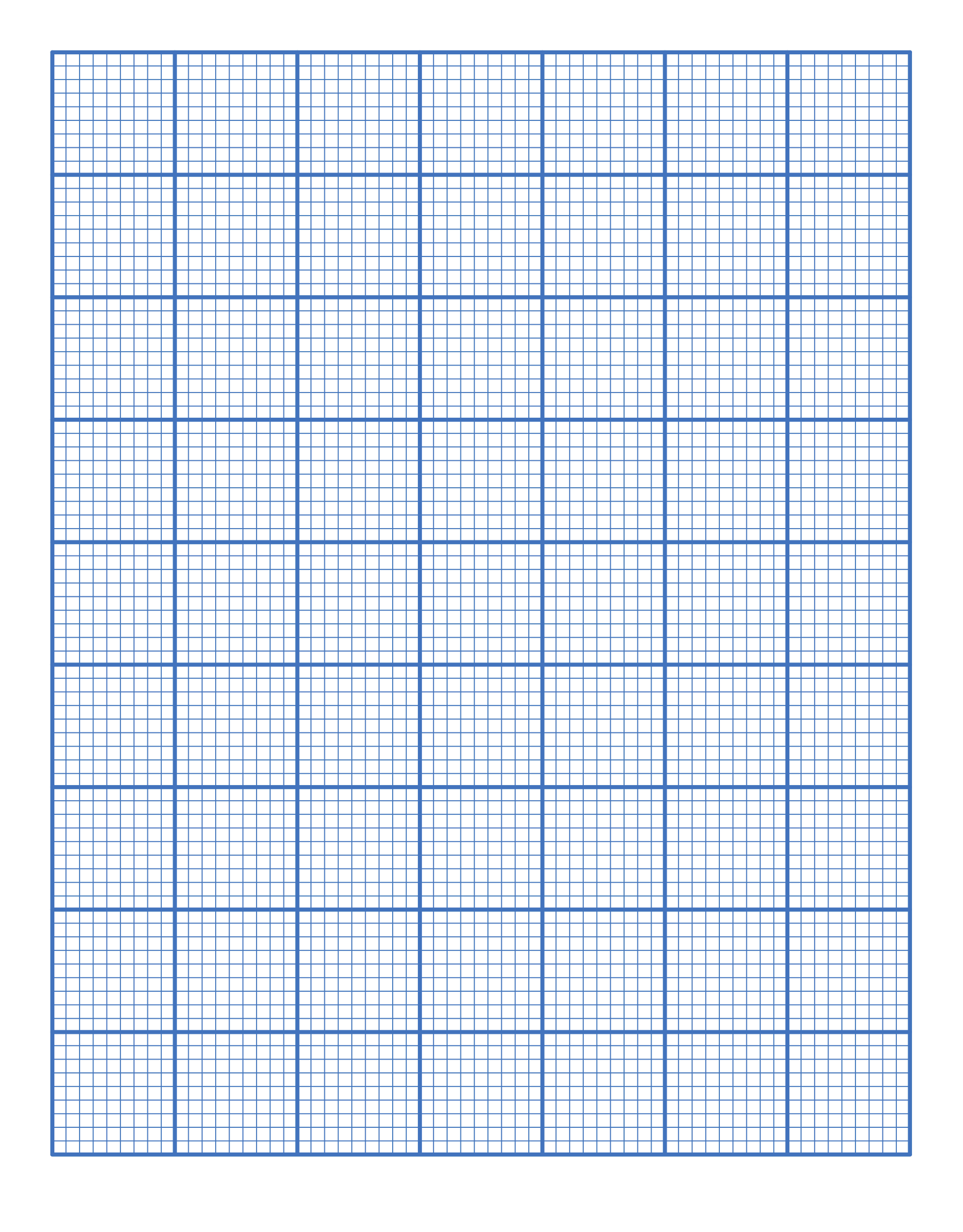 Plain Graph Paper Printable