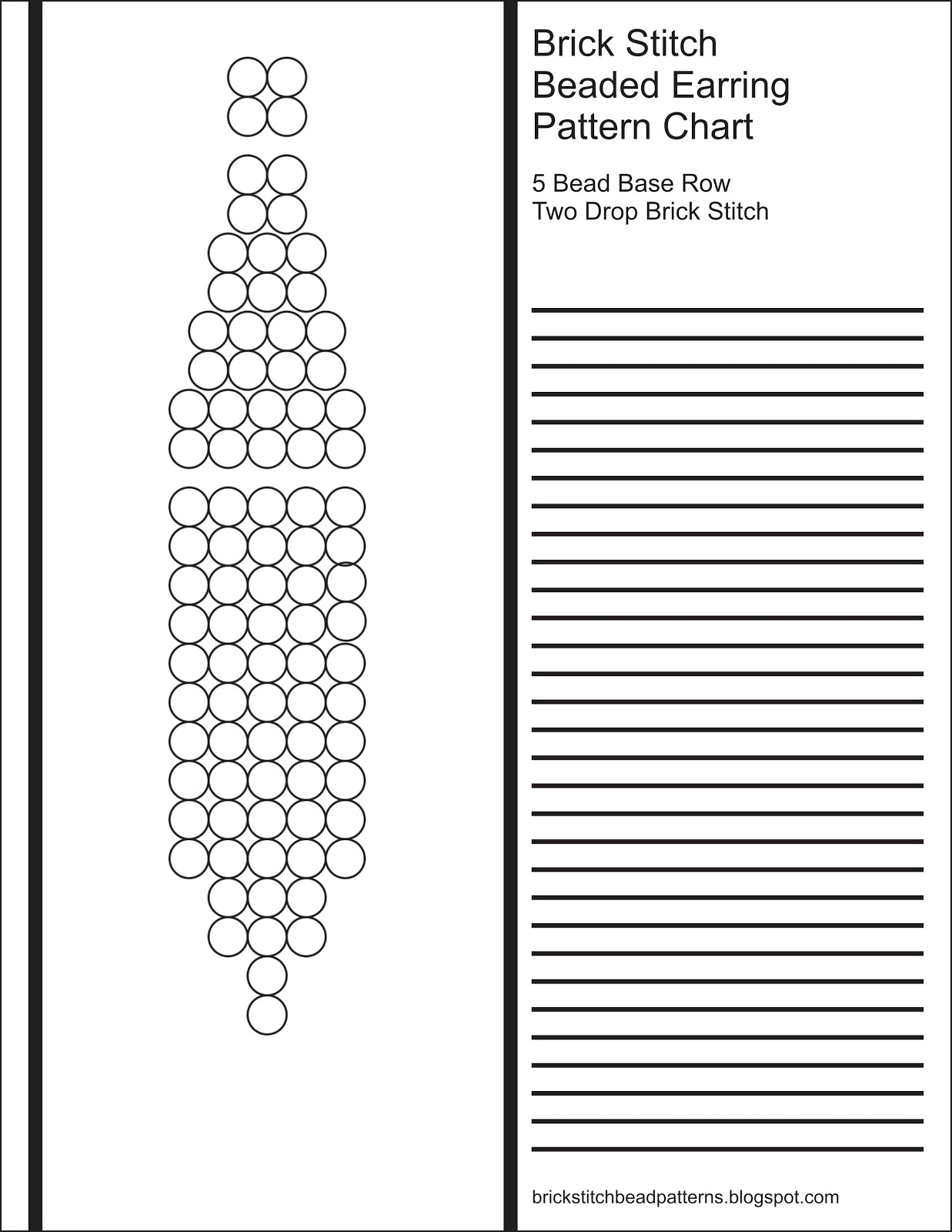 Free Printable Bead Graph Paper