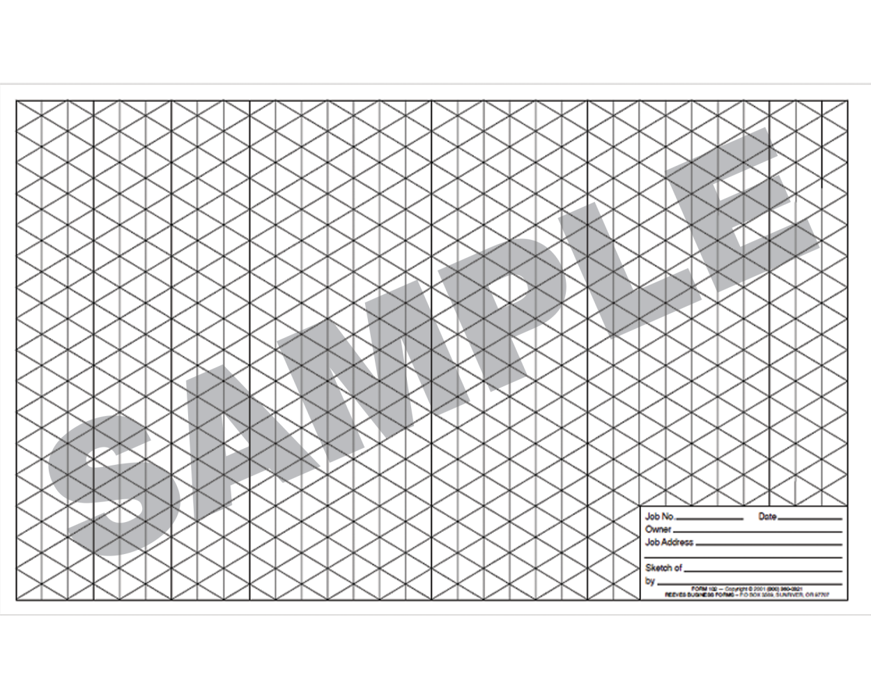 Buy Isometric Drawing Paper Pad 11 X 17 Contains 50 Pages Buildersbook