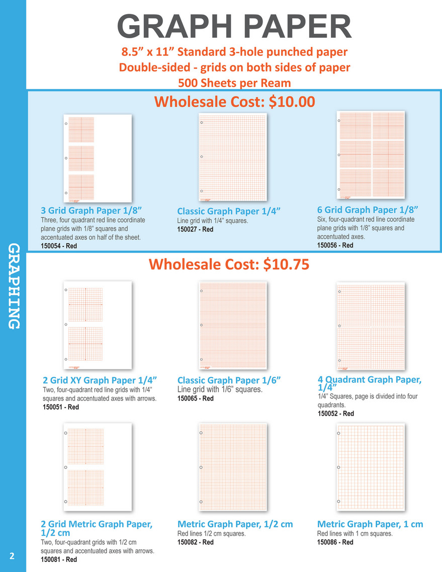 Circle Paper Geyer Instructional Products 2 Grid Coordinate Plane Graph Paper 1 4 Squares And Accentuated Axes With Arrows Right Half Blank Double Sided Blue Lined 500 Sheet Ream Three Hole Punched Giant Graph Paper