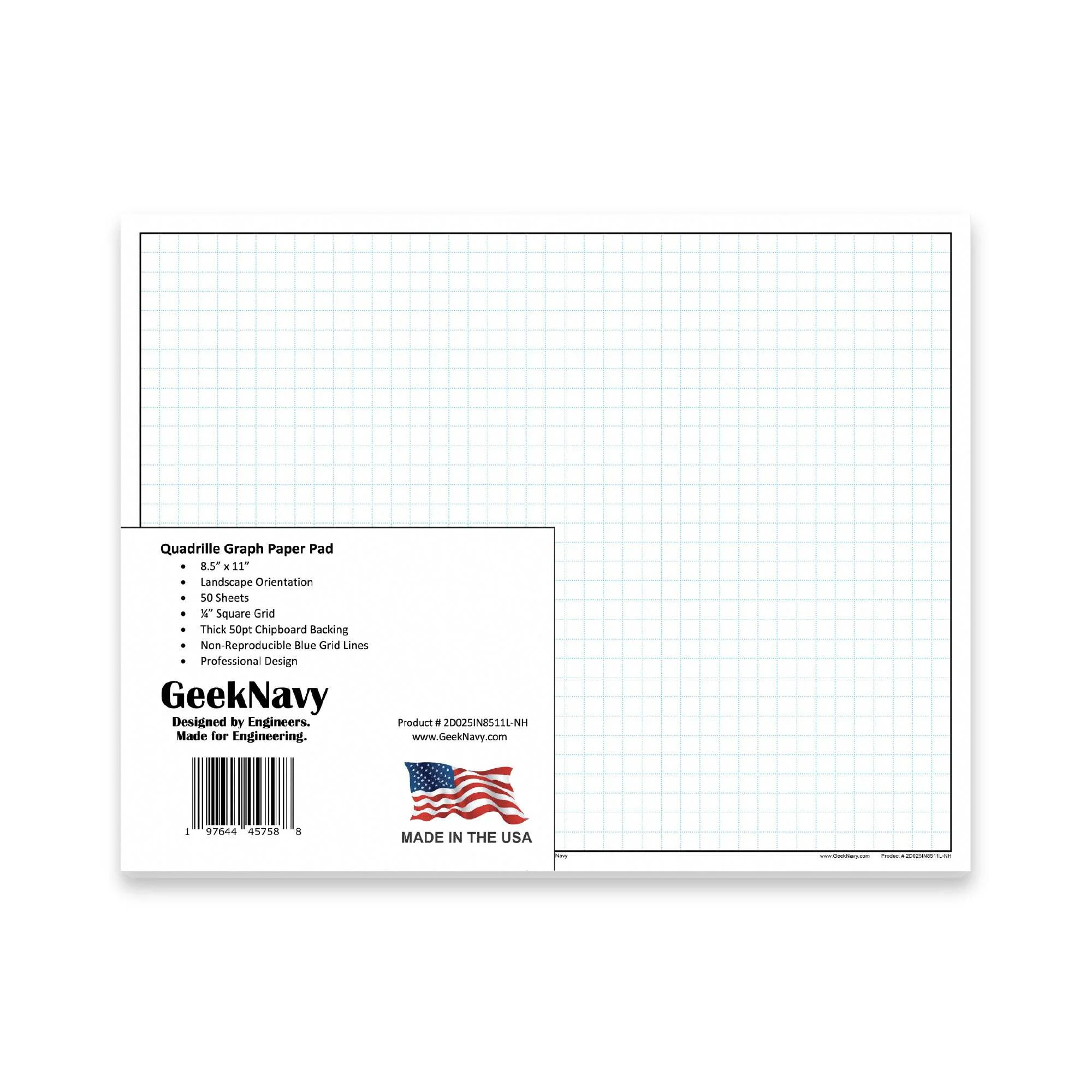Clearprint Isometric Grid Paper 8 50 X 11 Graph Paper White 30 Sheets Walmart