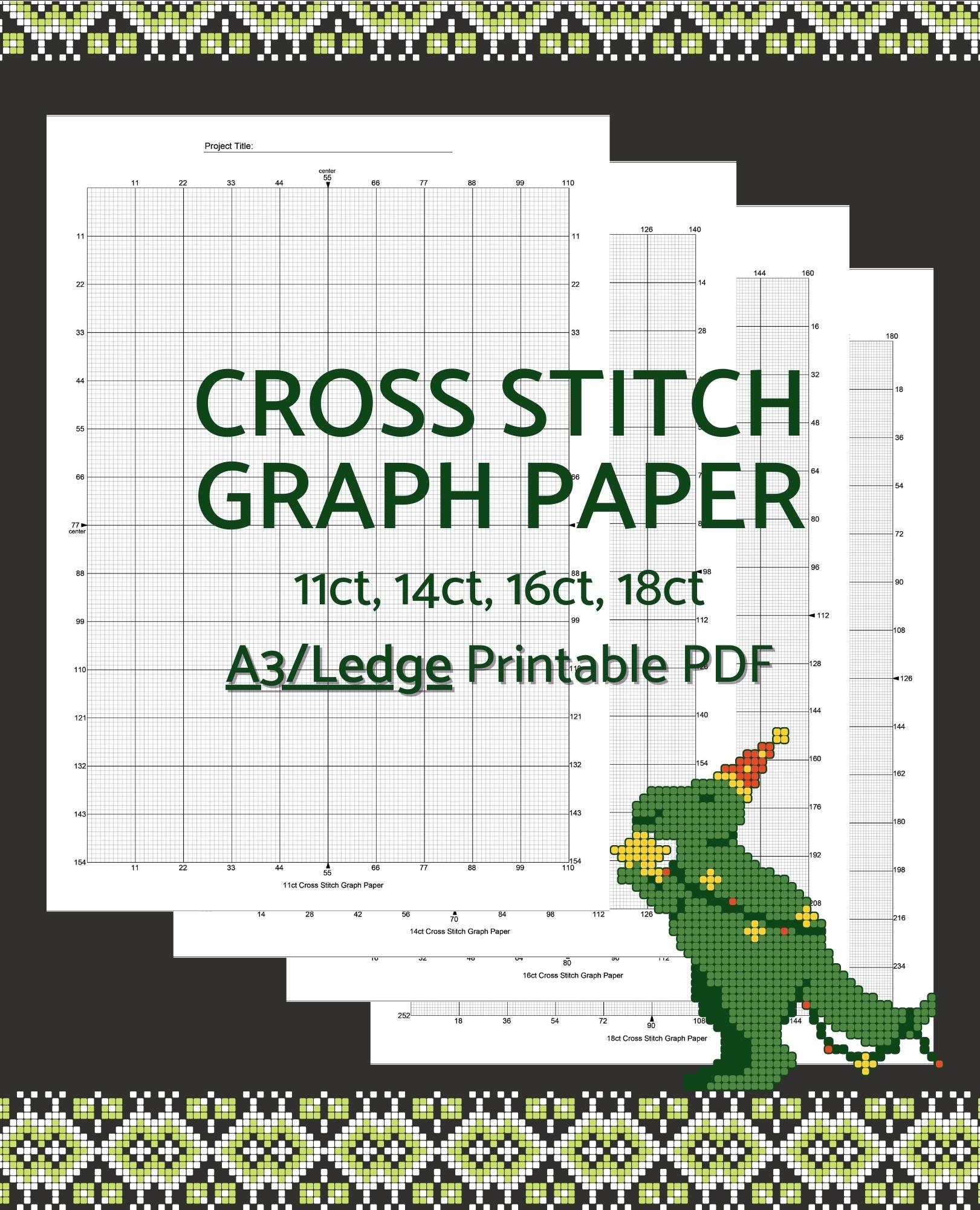 Free Printable Graph Paper For Cross Stitch
