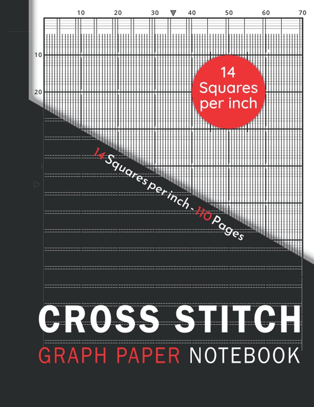 Cross Stitch Graph Paper Notebook 14 Squares Per Jordan Ubuy