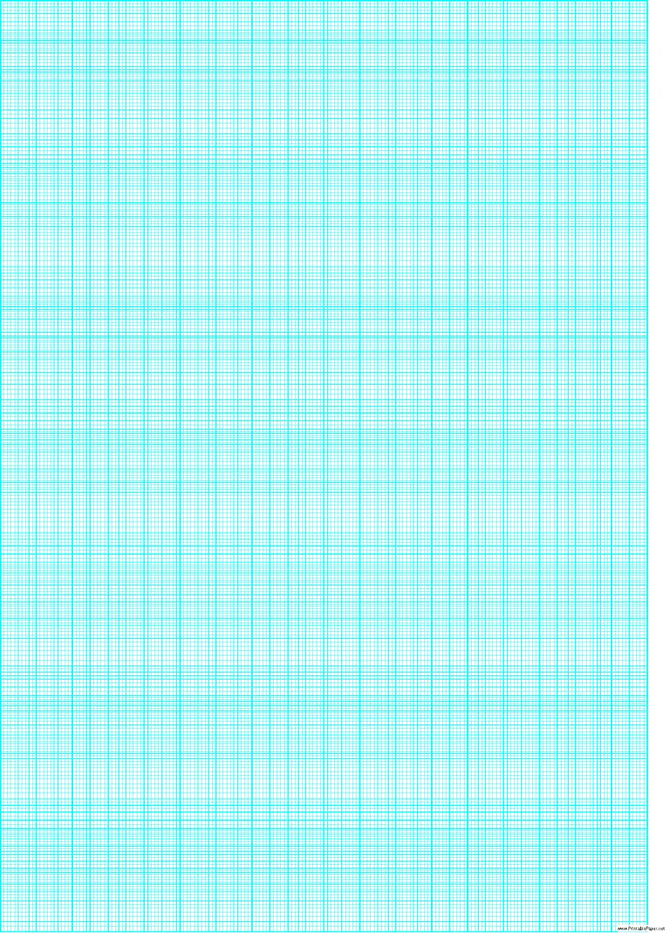 Cyan Graph Paper Template Download Printable PDF Templateroller