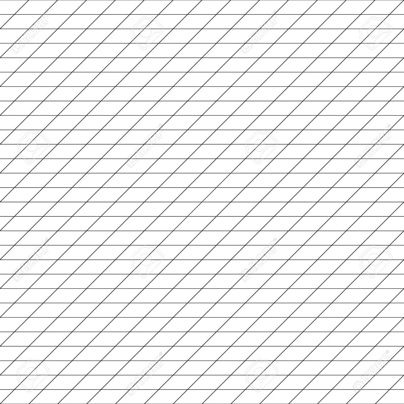 Diagonal Tilt Lean Units Grid Mesh Grating Regular Angle Lines Lattice Pattern Plotting Drafting Graph Paper Seamless Repeatable Pattern Texture Intersected Section Unit Lines Template Rectangle Rectangular Grid Mesh Regular Rulers 