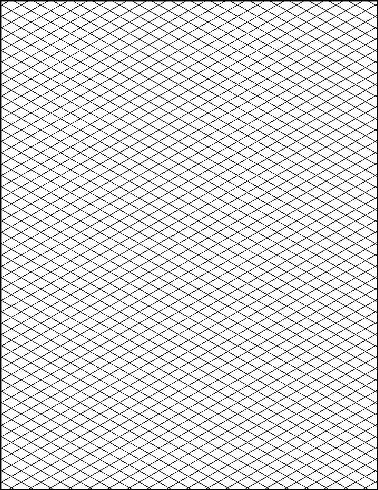 Free Isometric Graph Paper Printable