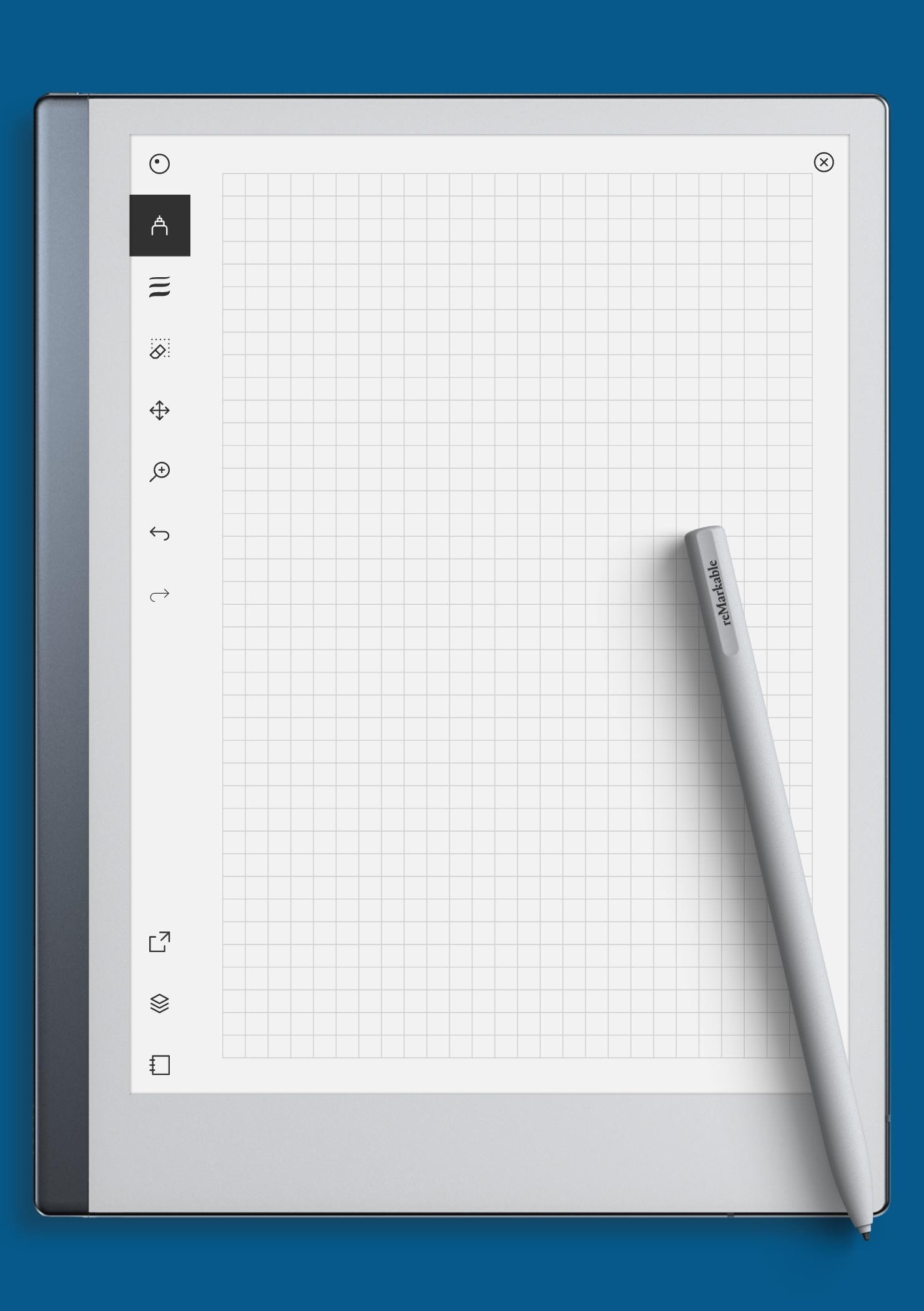Download Printable 5 Squares Per Inch Graph Paper PDF