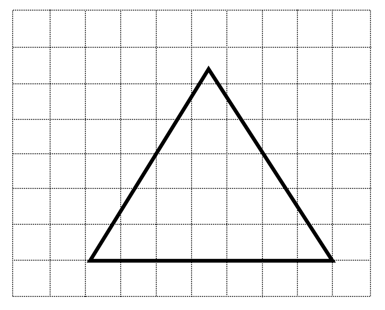 Draw The Following Shapeongraph Paper And Find The Number Of Lines Of Symmetry Isosceles Triangle