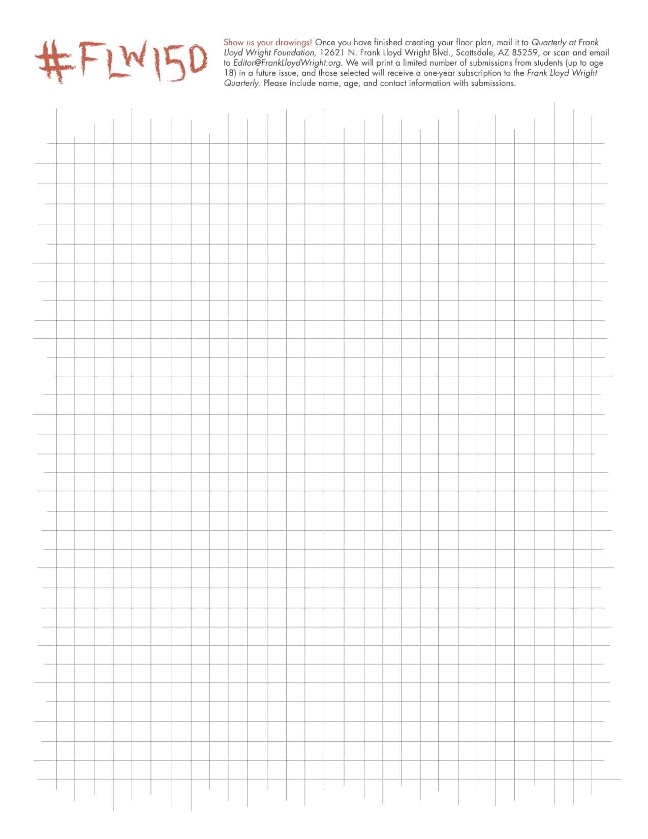 Draw Your Own Plan Frank Lloyd Wright Foundation