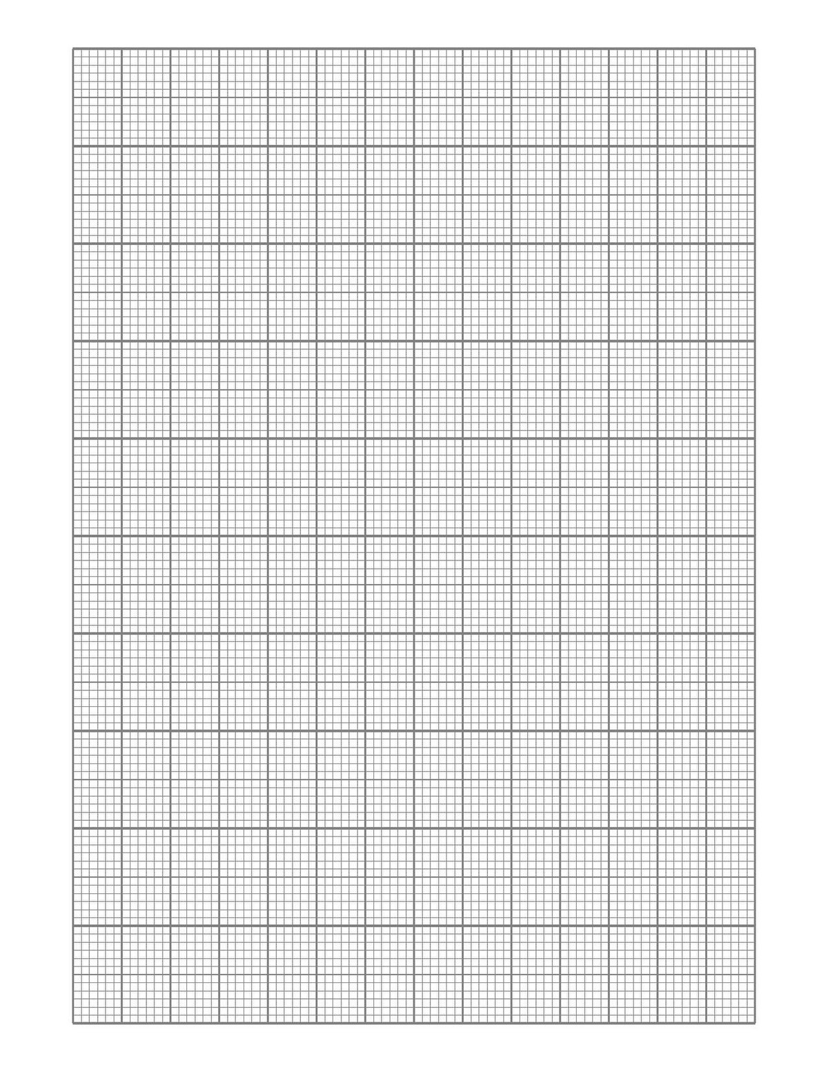 8.5 X 11 Graph Paper Printable 1 Inch