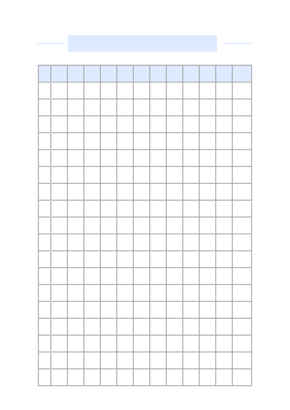 Free Blank Sheet Templates Editable And Printable