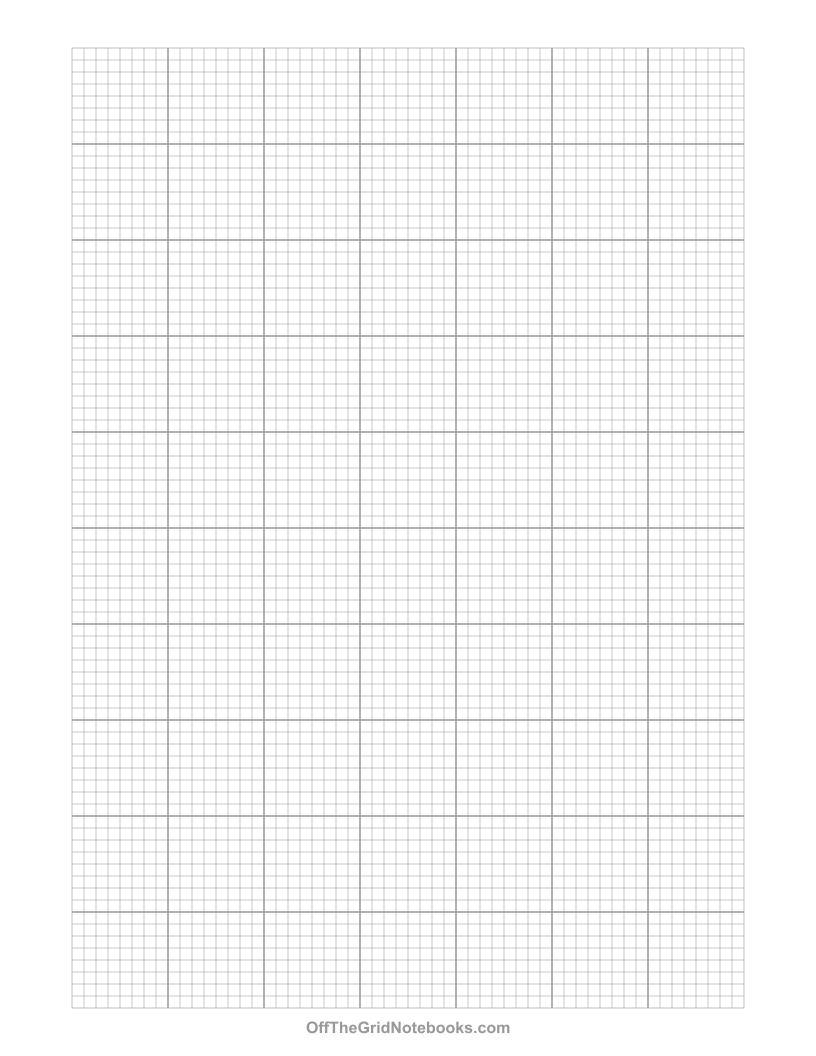 Printable A4 Graph Paper Free