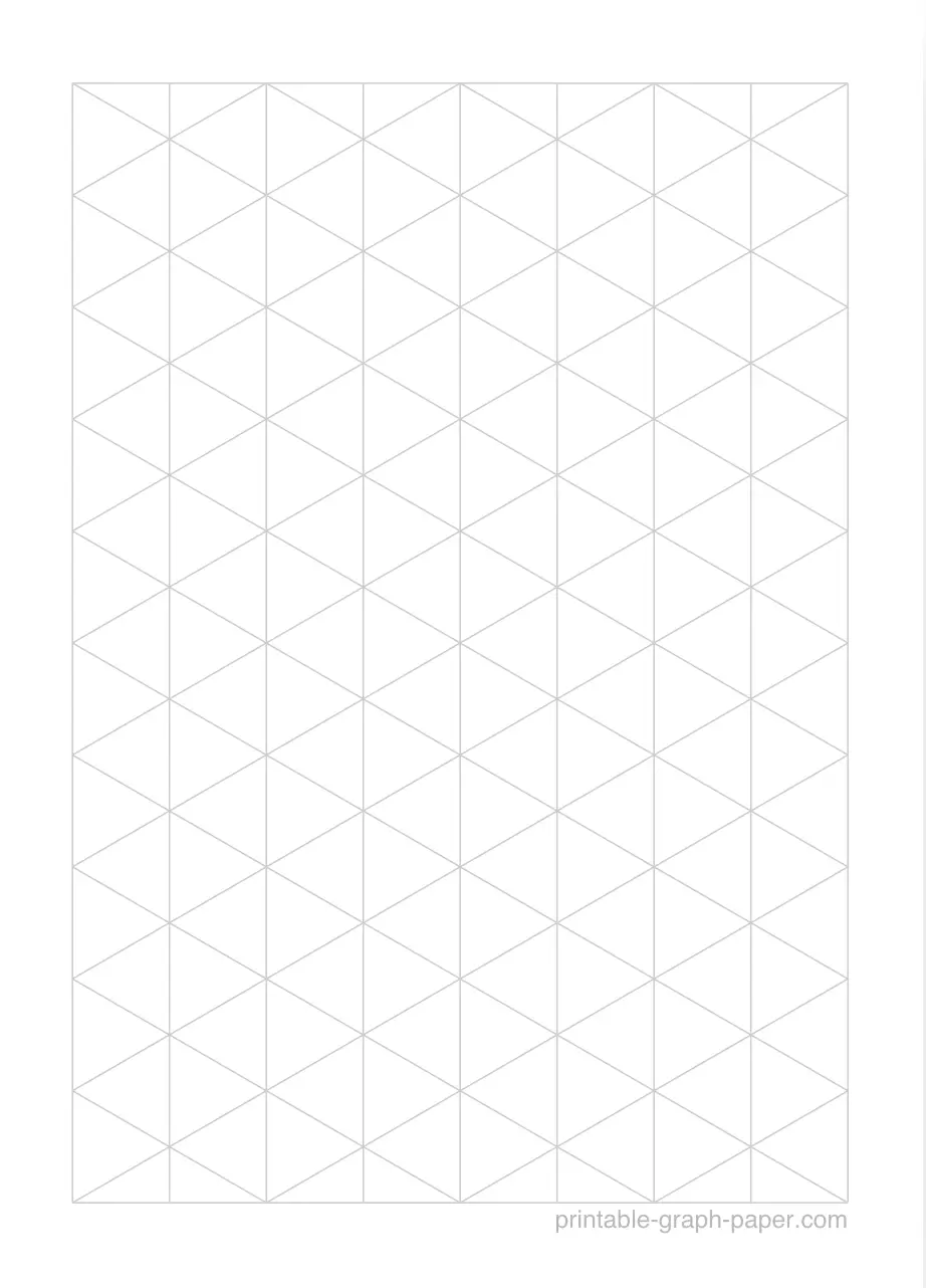 Free Printable 1 2 Isometric Graph Paper Download And Print PDF