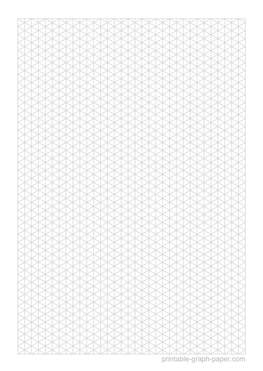 Free Printable 1 8 Isometric Graph Paper Download And Print PDF