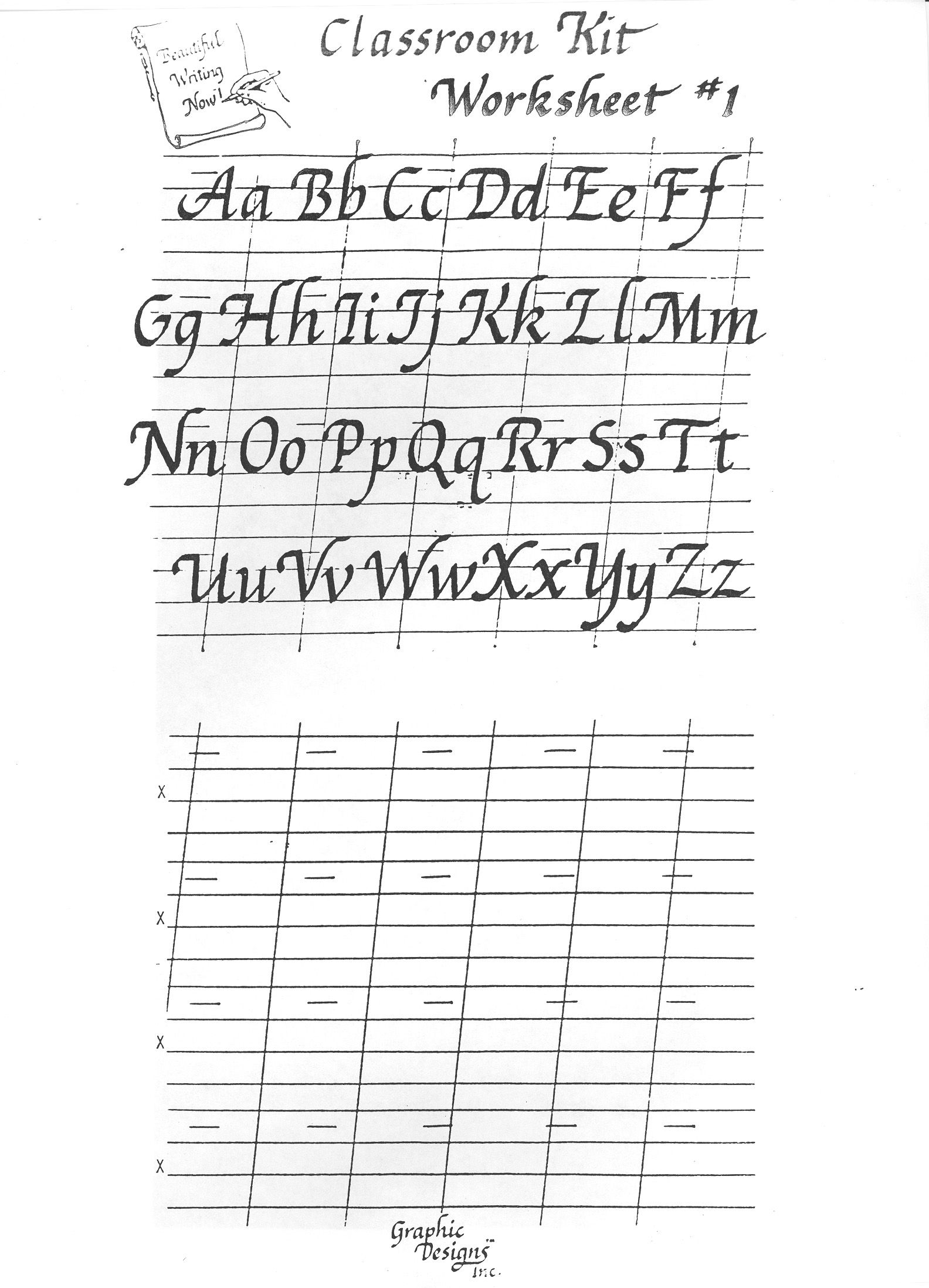 Calligraphy Practice Paper Printable