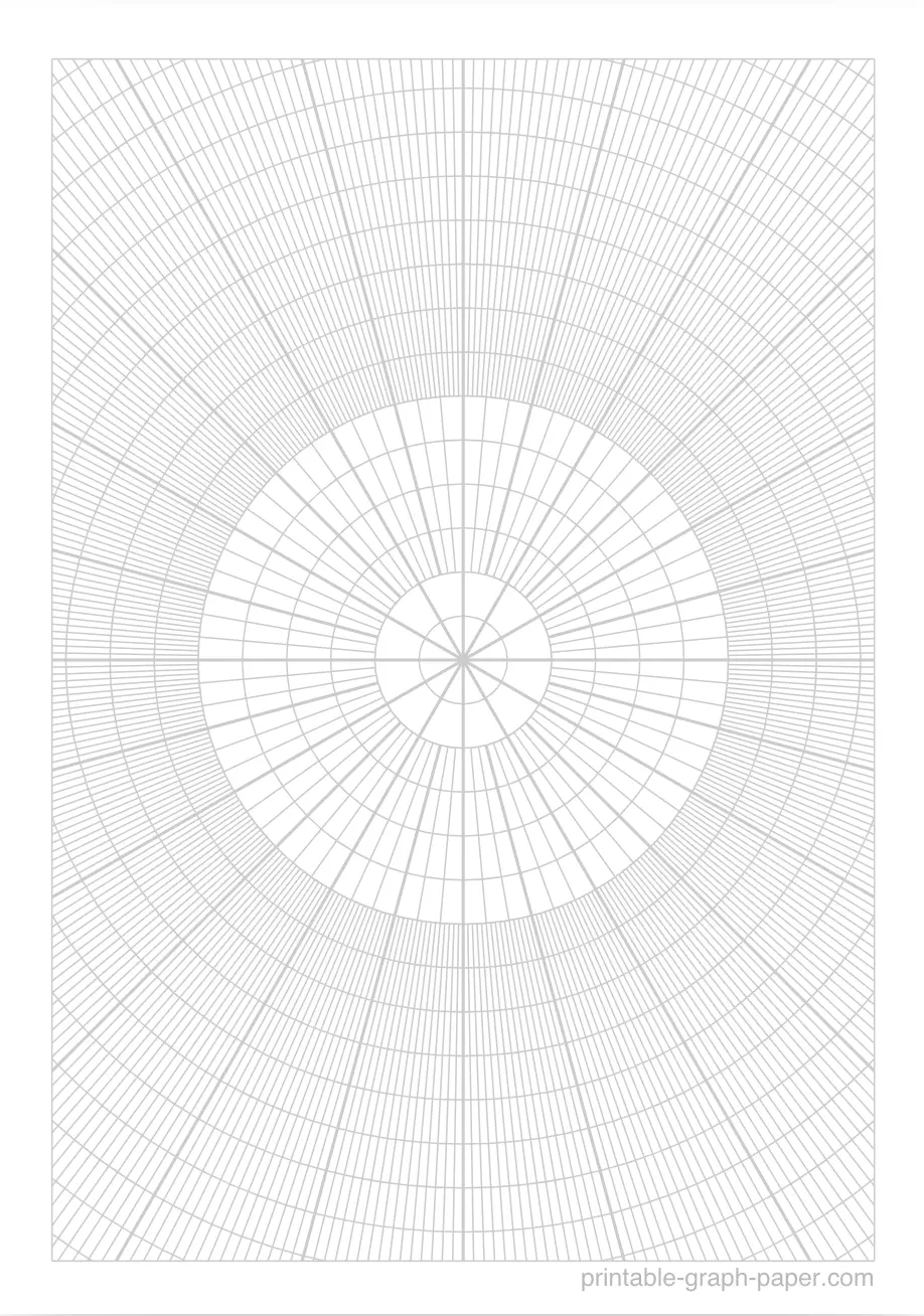 Free Printable Polar Graph Paper