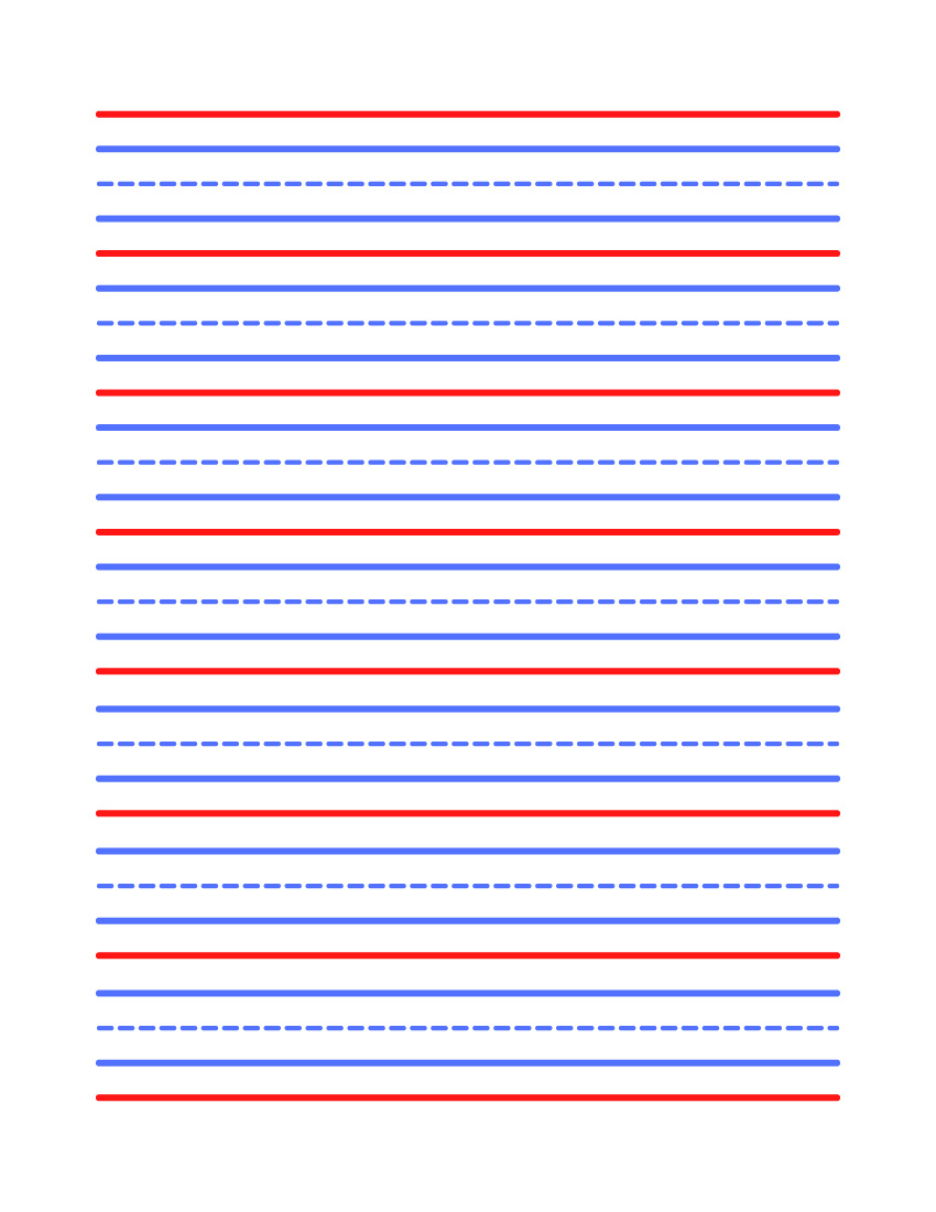 Free Printable Lined Paper Templates To Customize Online