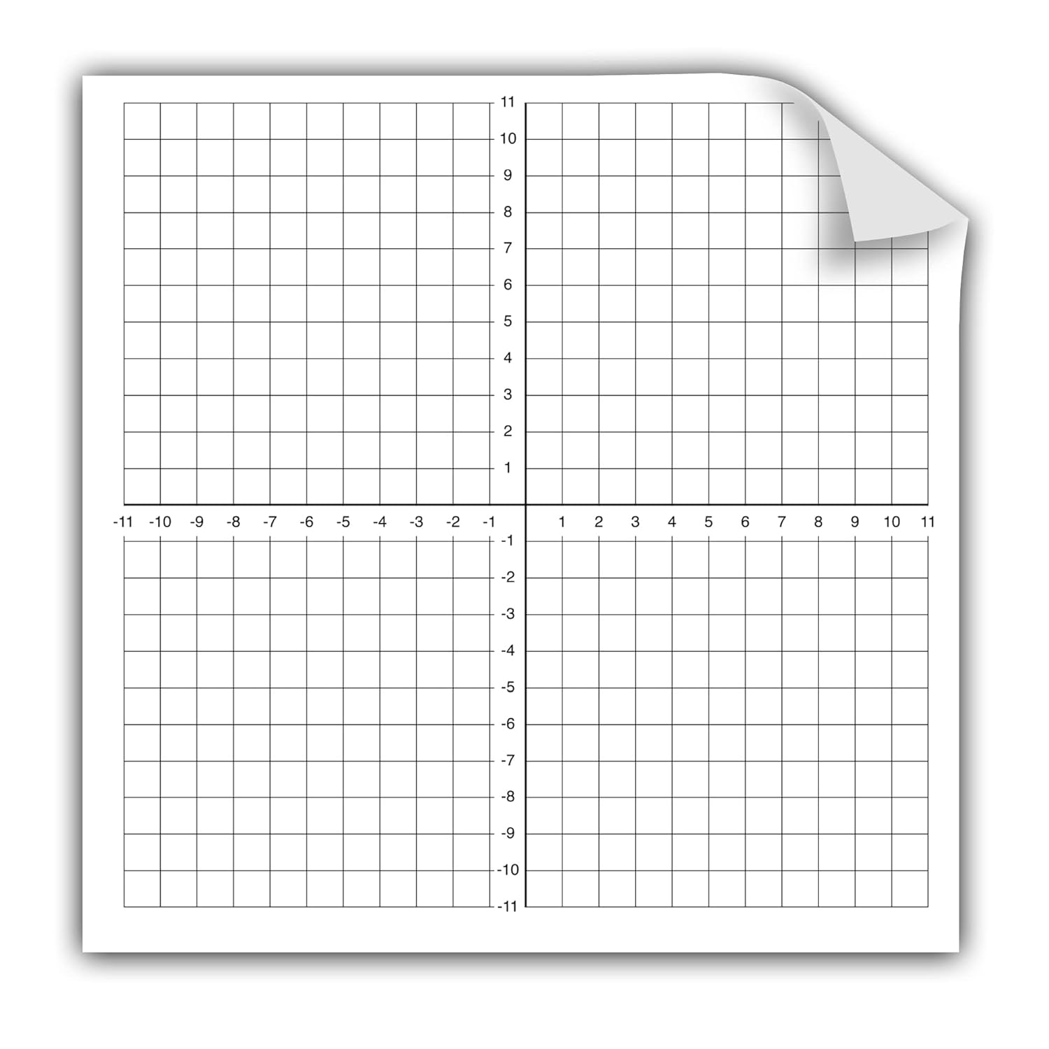 GeyerInstructionalProducts 503008 1 Square Numbered Axis Static Cling Graph India Ubuy