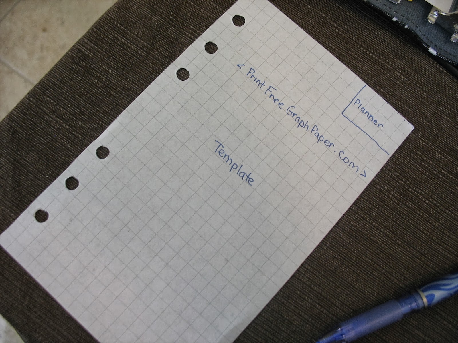 Giftie Etcetera DIY Planner Notepads Using Graph Paper Printables