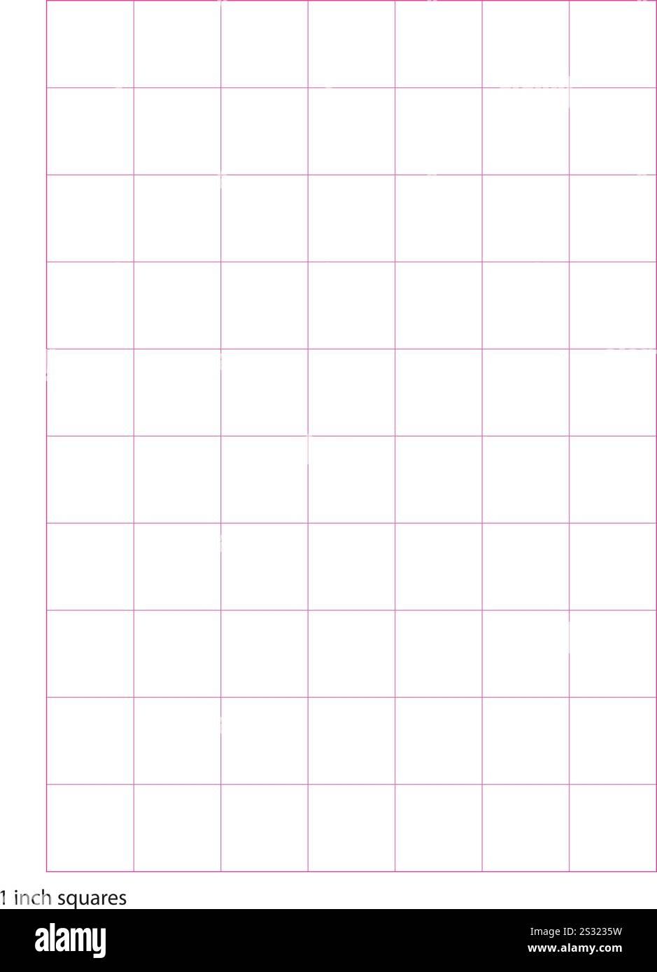 One Inch Square Graph Paper Printable