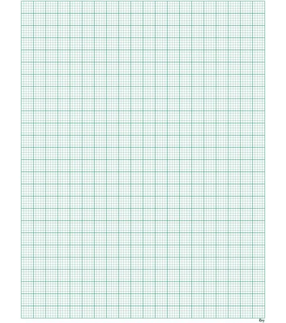 Graph Paper 18 X 24 Cm 1mm 100 Sheets Youva
