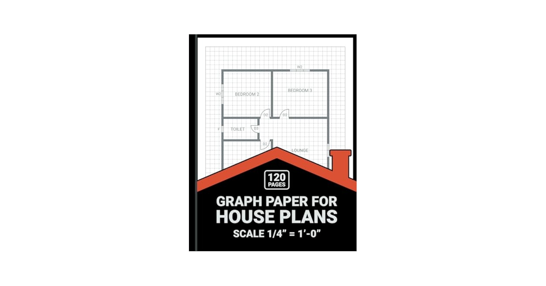 Graph Paper For House Plans 1 4 Scale Graph Paper Notebook 1 4 Inch Squares For Architects And Designers 8 5 X 11 120 Pages Publishers Sachi Amazon Books