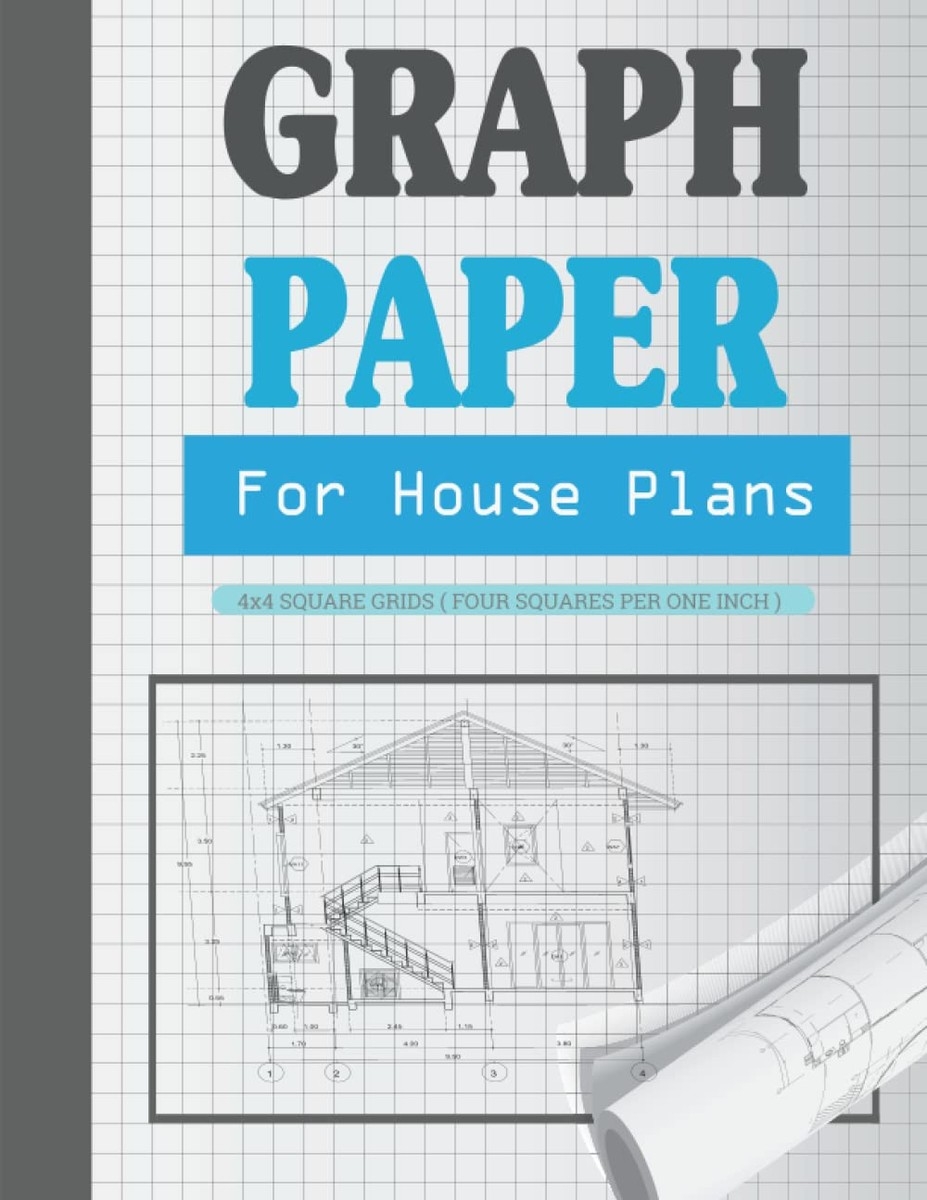 Graph Paper For House Plans House Design Plan Architect Drawing Notebook Noteb EBay
