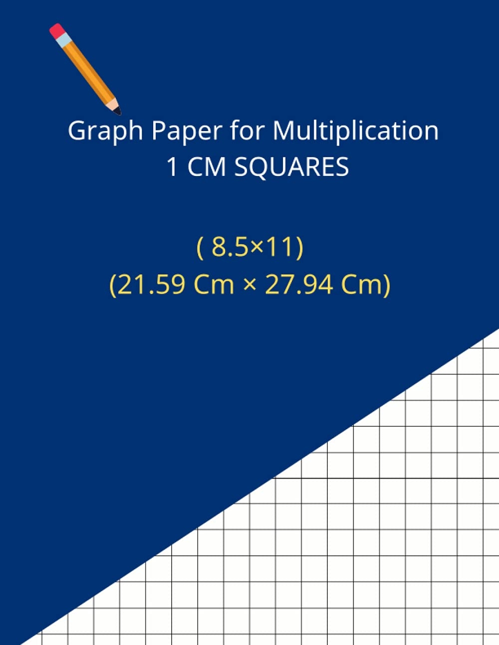Graph Paper For Multiplication 1CM Squares Larg Graph Paper 1CM 8 5 11 In 100 Pages Riyadh Chebli 9798537596325 Amazon Books
