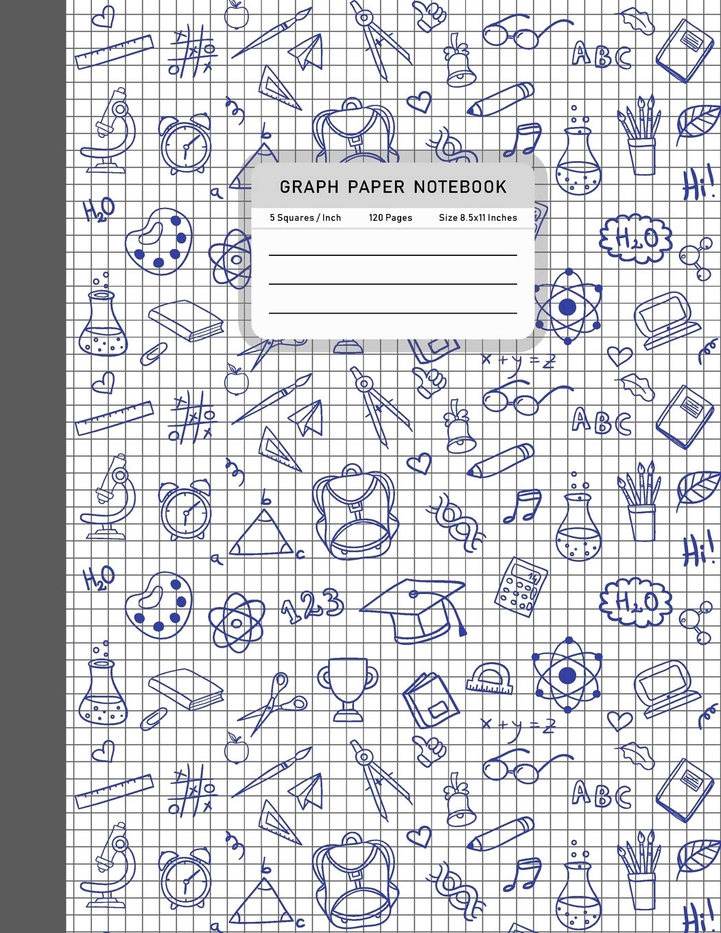 Graph Paper Notebook 5 Squares Per Inch Square Jamaica Ubuy