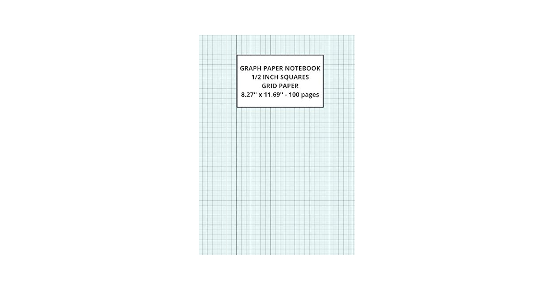Graph Paper Notebook Large 1 2 Inch Squares 100 Pages Thick Solid Lines Grid Paper Paper Smart Grid 9798630721532 Amazon Books