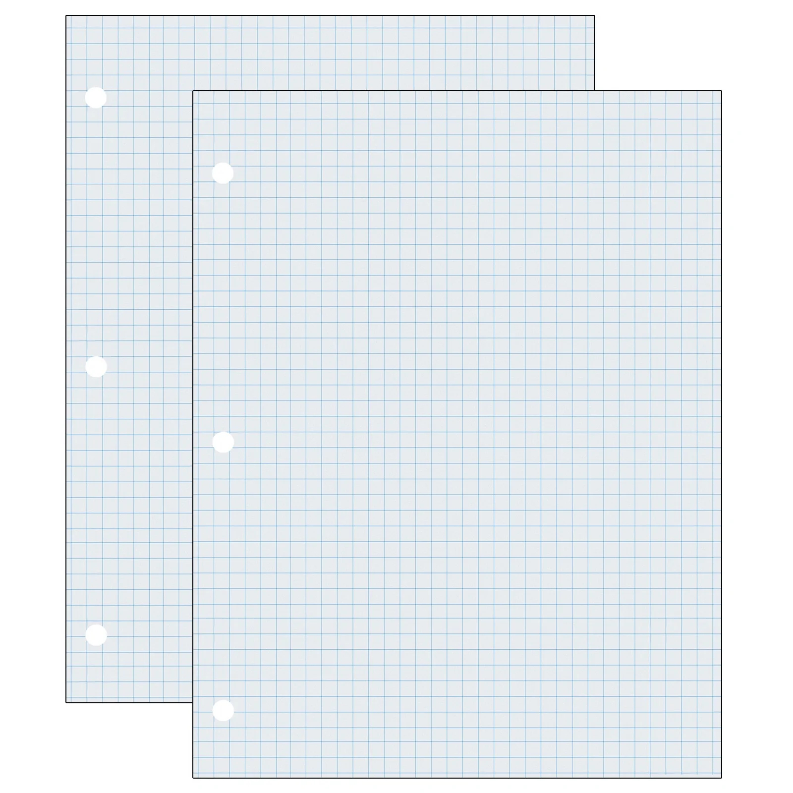 Graph Paper Pad Ampad Quadrille S 4x4 Grid 50 Sheets 8 5x11 Non Reproducible Blue Lines Graphing Paper