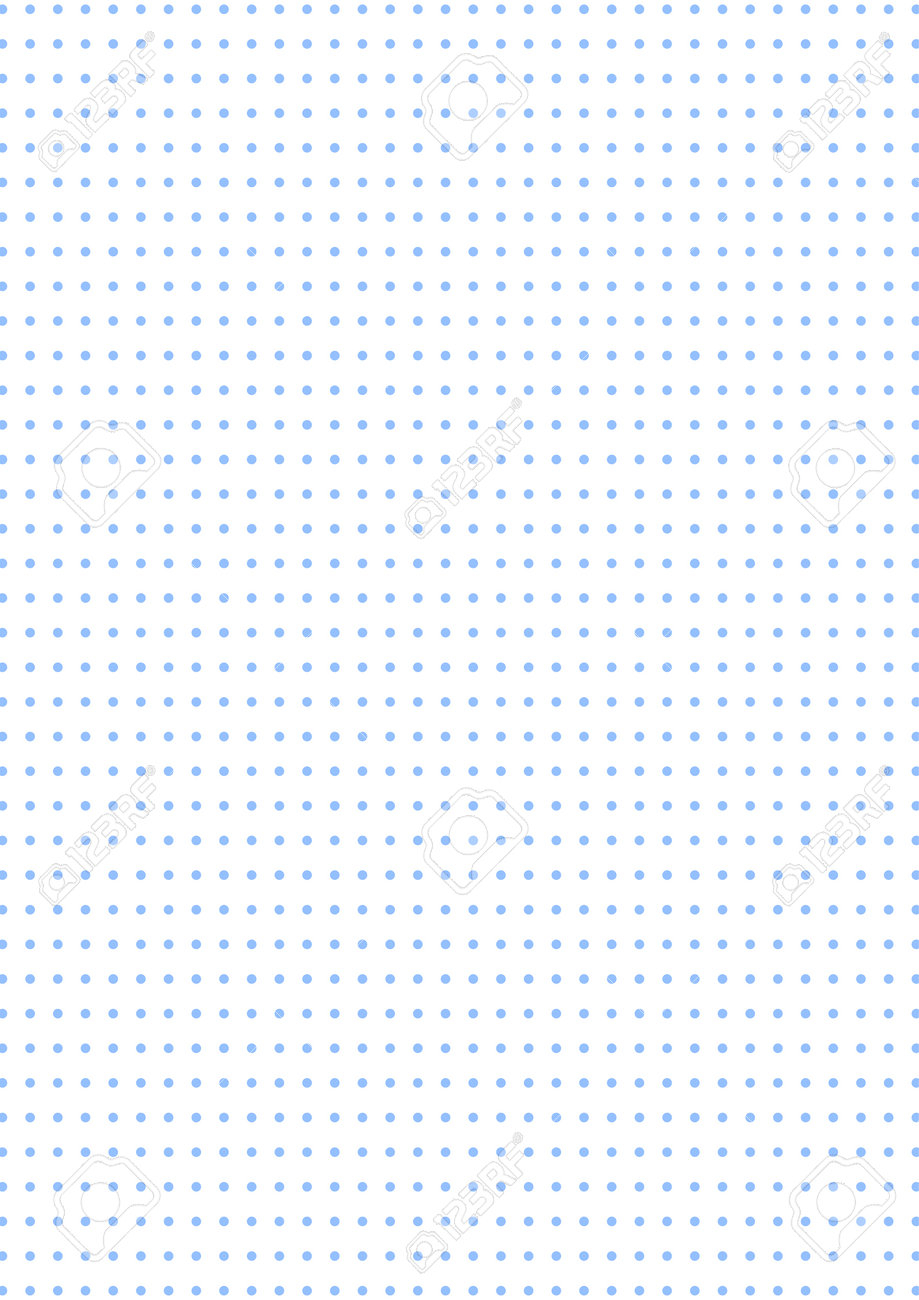 Graph Paper Printable Dotted Grid Paper On White Background Geometric Abstract Dotted Transparent Illustration With Dots For School Notebook Diary Notes Print Realistic Paper Blank Size A4 Royalty Free SVG Cliparts Vectors 