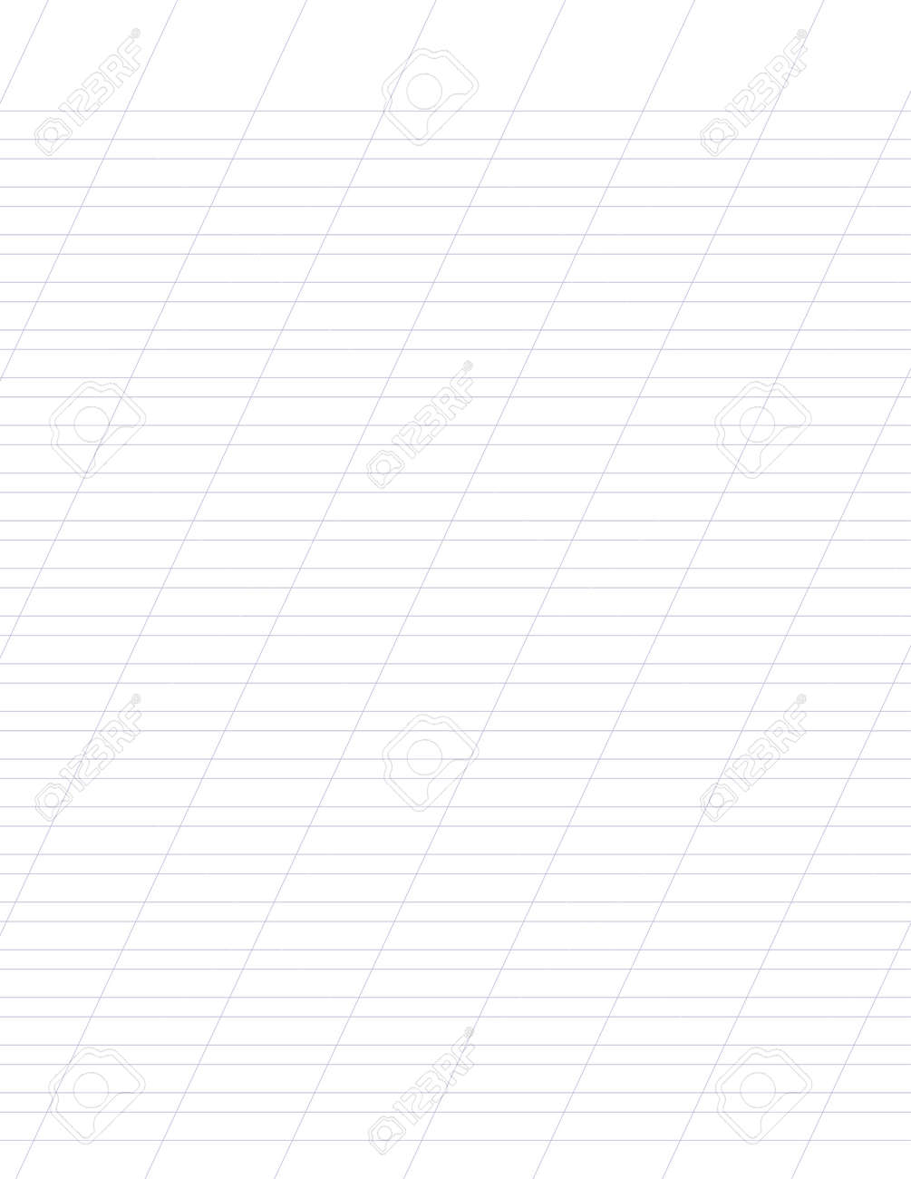 Graph Paper Printable Lined Grid Paper With Color Horisontal Diagonal Lines Geometric Pattern For School Oblique Notebook Realistic Lined Paper Blank Size Letter Exercise Page For Calligraphy Royalty Free SVG Cliparts Vectors 