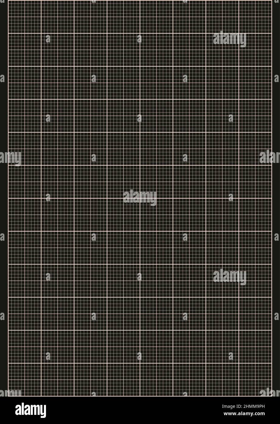 Graph Paper Printable Millimeter Grid Paper With Color Lines Geometric Pattern For School Technical Engineering Line Scale Measurement Realistic Stock Vector Image Art Alamy