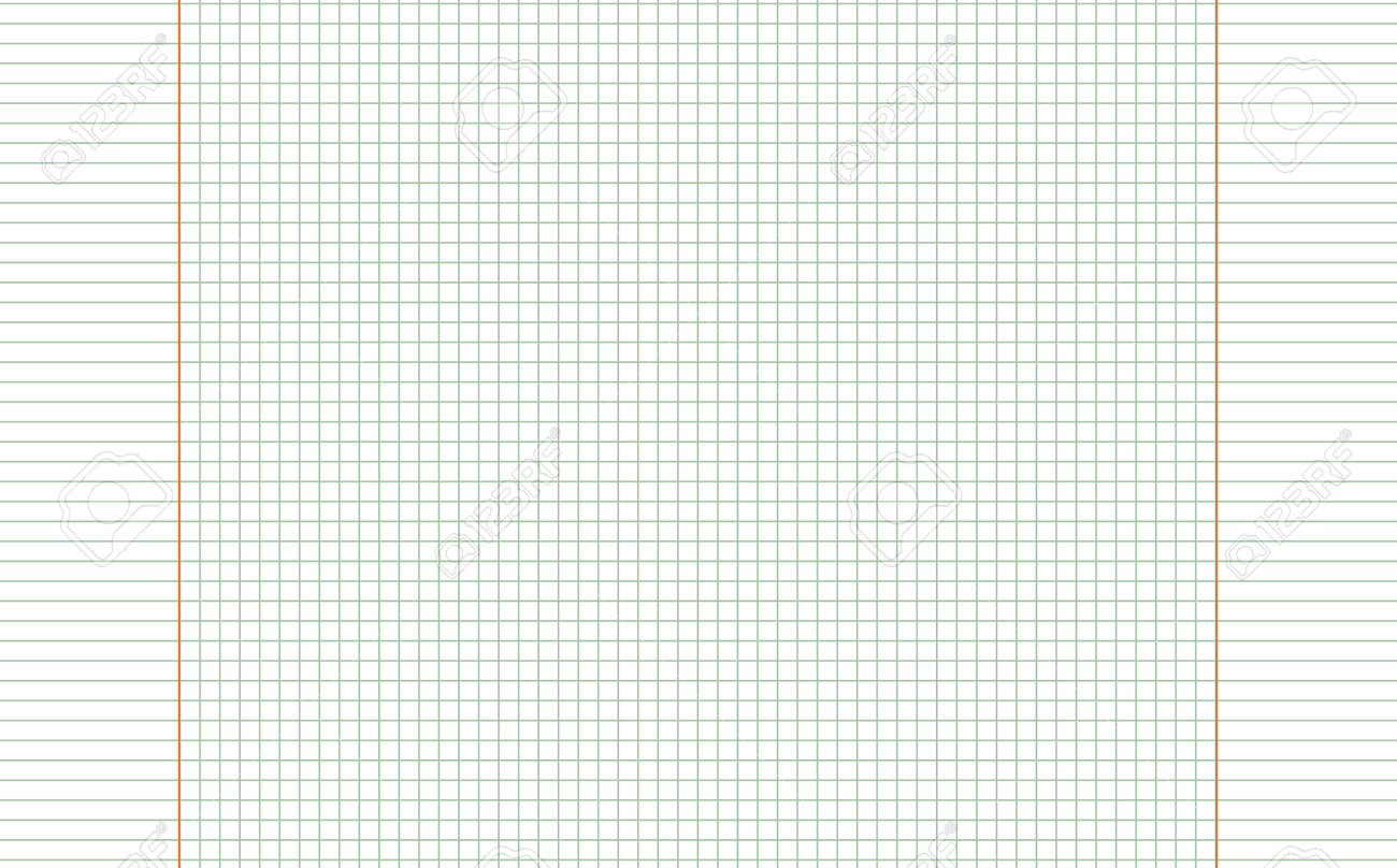 Graph Paper Printable Squared Grid Paper With Color Horizontal Lines Geometric Background For School Textures Notebook Diary Realistic Lined Paper Blank Size Reversal A5 Royalty Free SVG Cliparts Vectors And Stock Illustration 