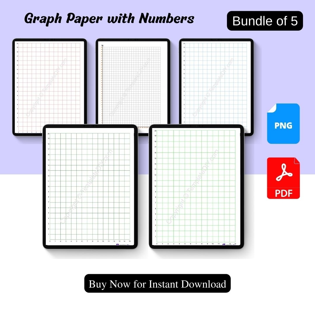 Blank Printable Graph Paper With Numbers Pdf
