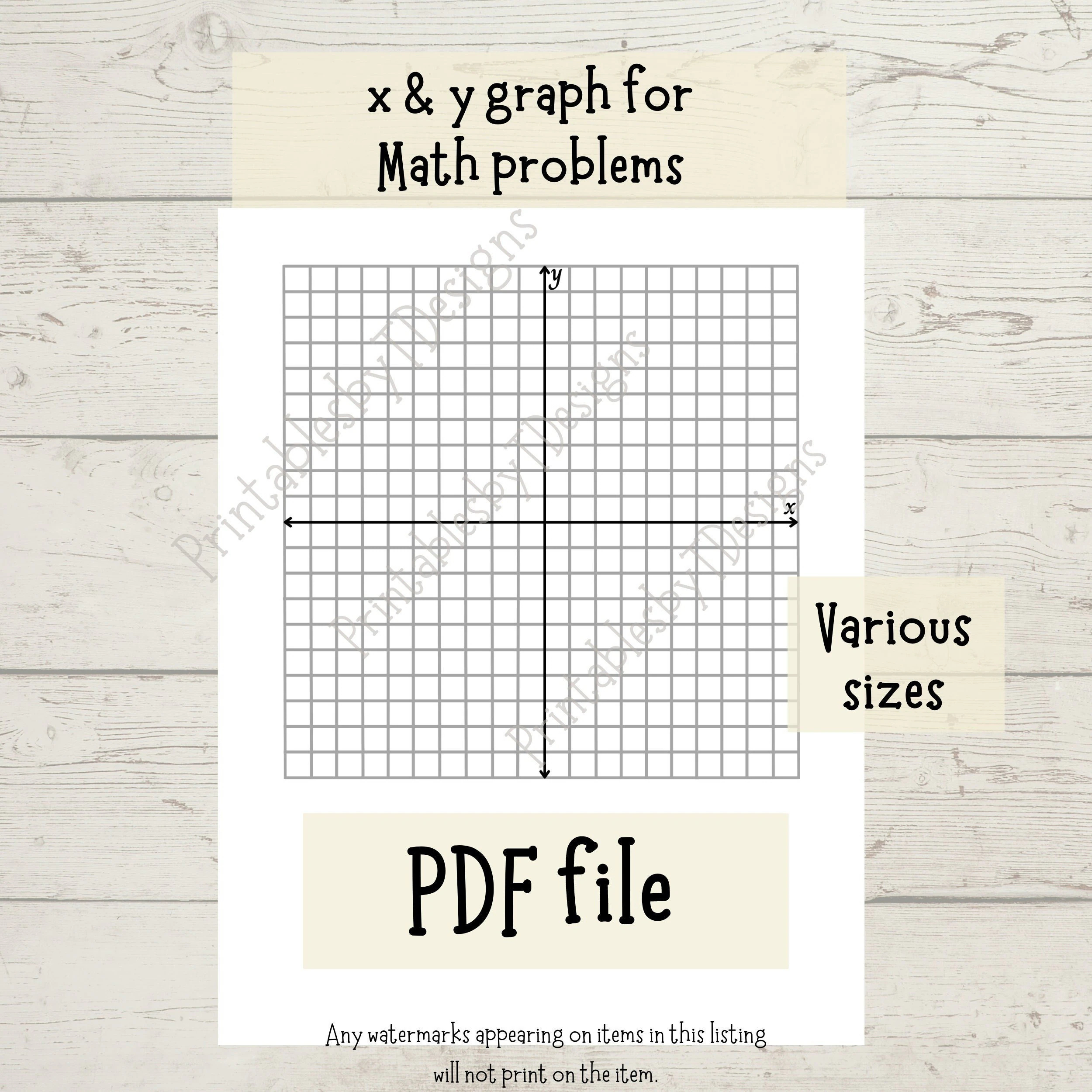 Graph Paper Printable With X And Y Axis Pdf
