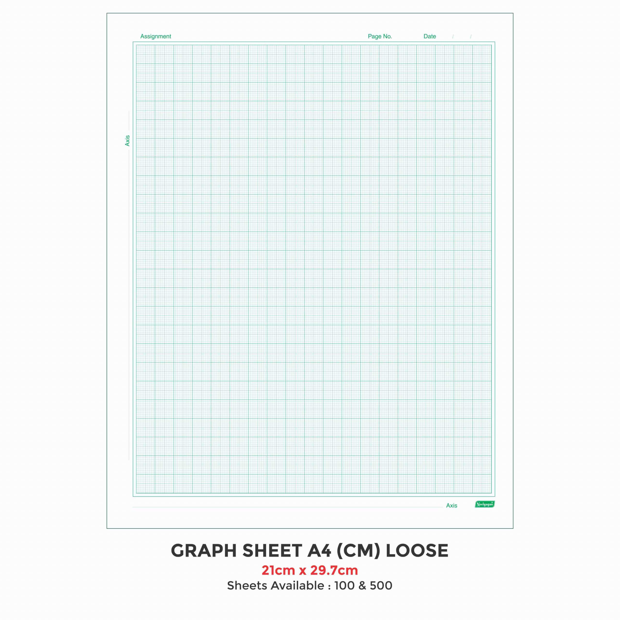 Graph Sheet A4 CM 21cm X 29 7cm Loose Worksheets Library