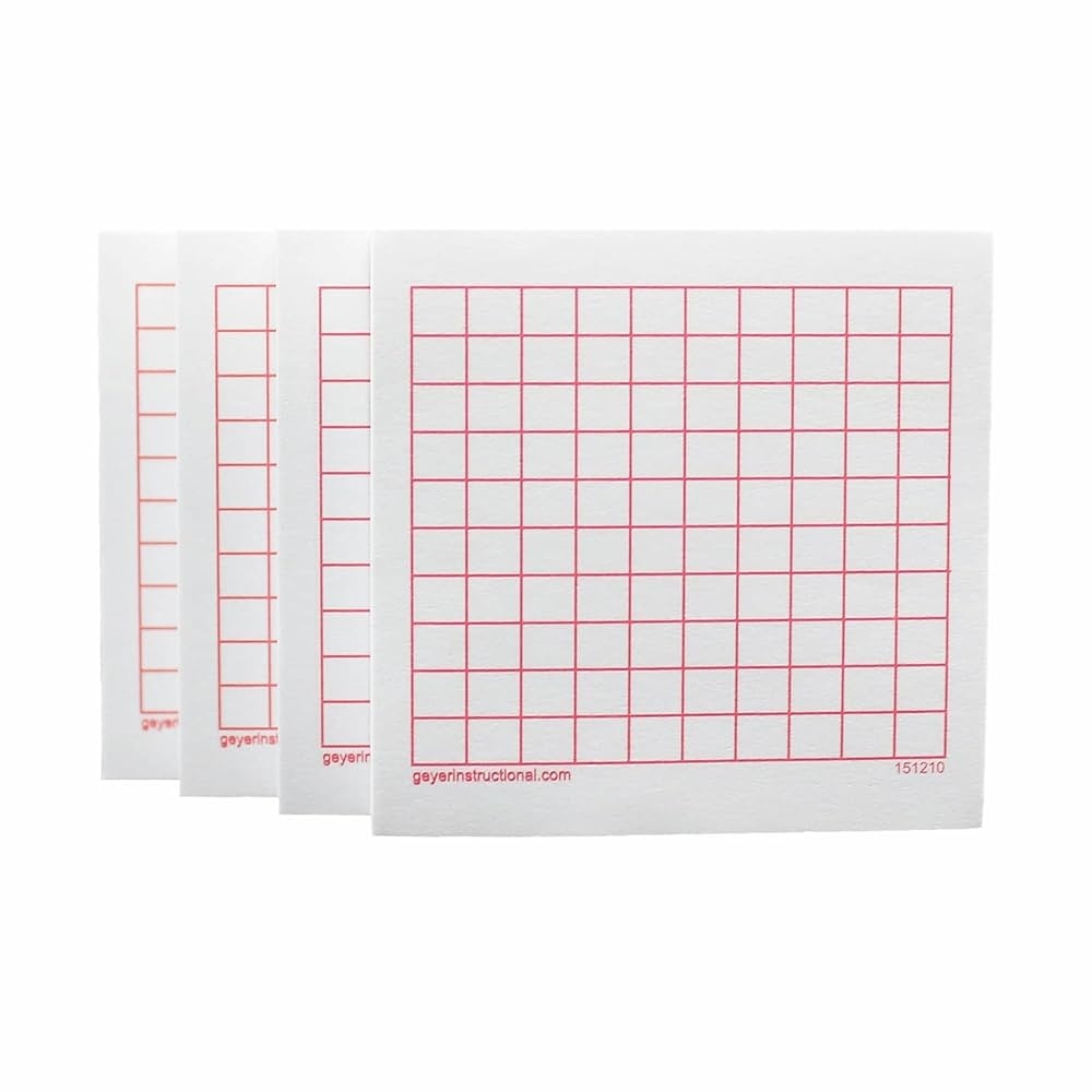 Graphing 3M Post it Notes 10 X 10 Grid 4 Pads Amazon co uk Stationery Office Supplies