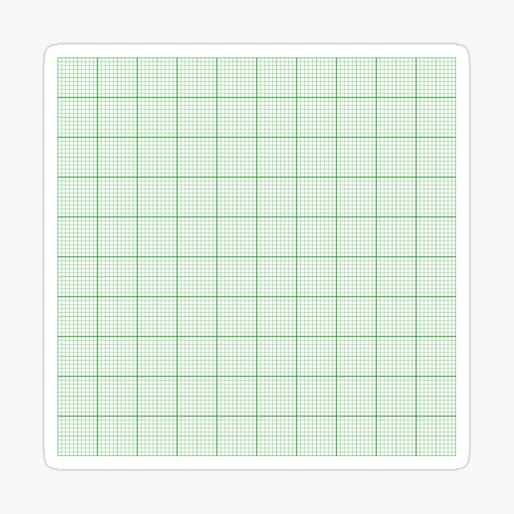 Graph Paper Image Green