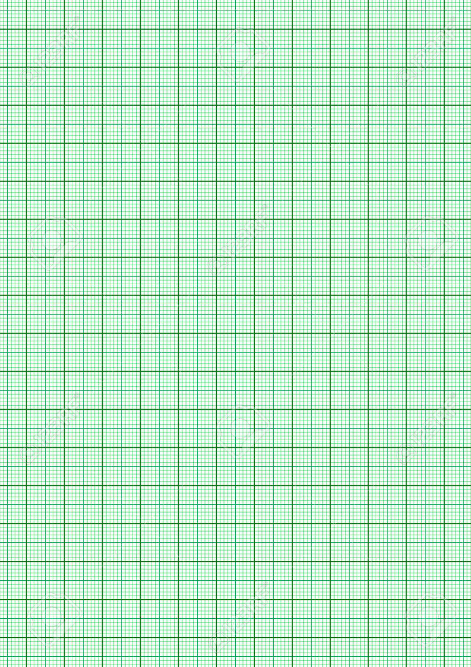 Green Grid Lines A4 Paper Size Used In Drawing Work Stock Photo Picture And Royalty Free Image Image 154556681 